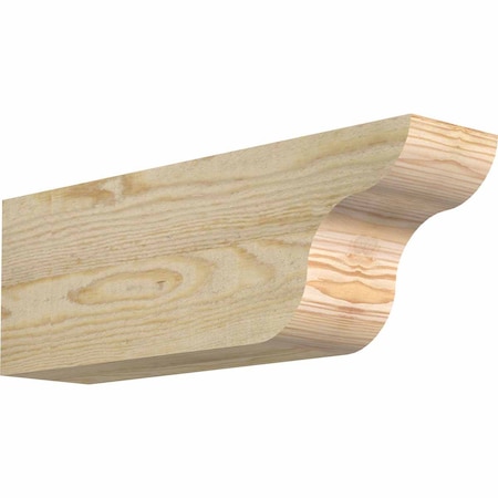 Ekena Millwork Carmel Rough Sawn Rafter Tail, Douglas Fir, 4"W x 6"H x 18"L RFT04X06X18CAR00RDF